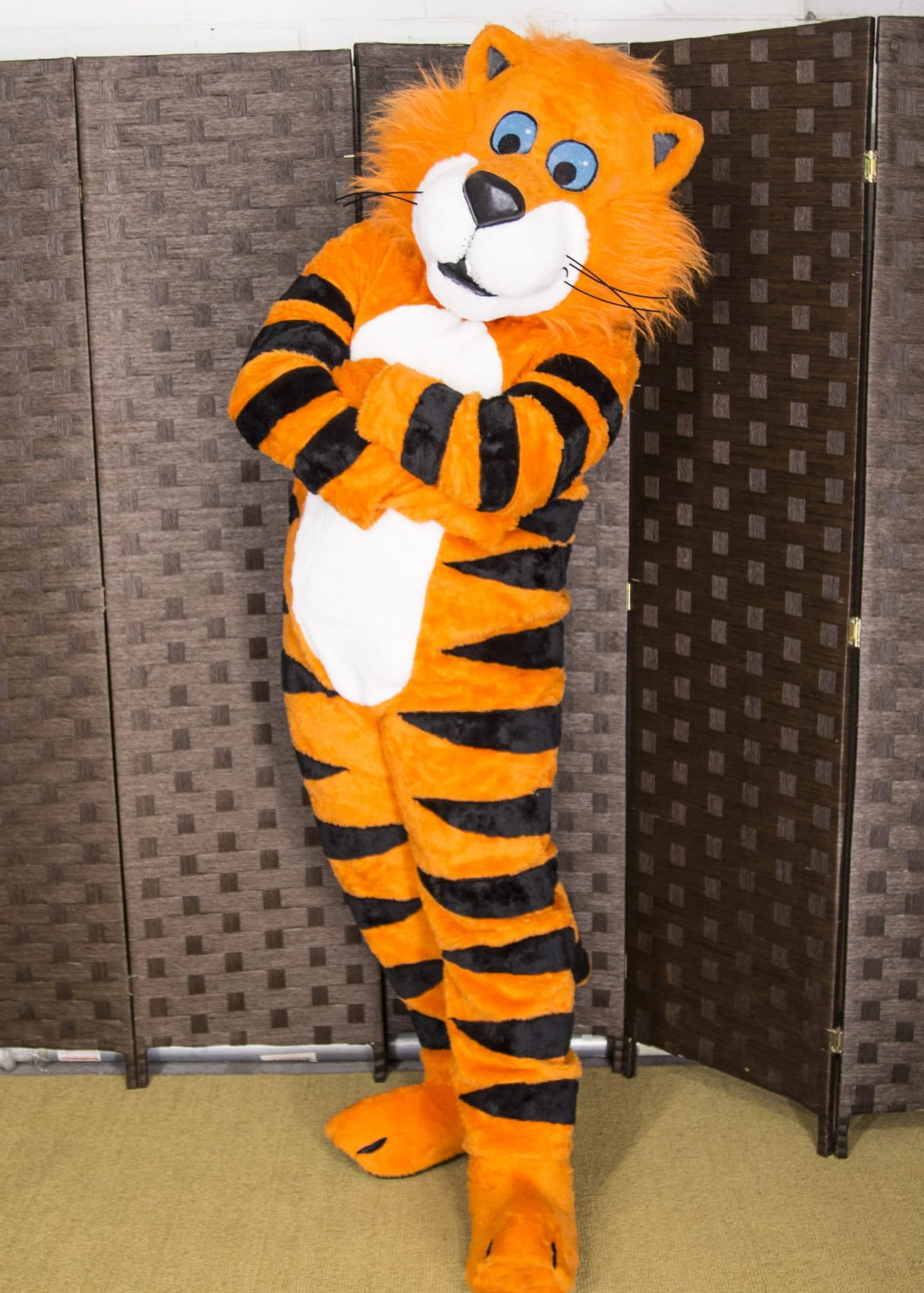 Stripey the Cheerful Tiger Mascot | Mascot Ambassadors