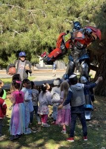 transformers optimus prime costume birthday party event los angeles