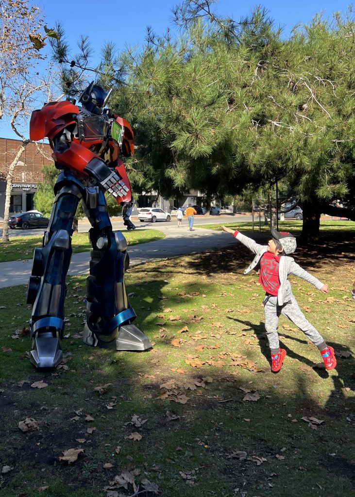 transformers optimus prime costume birthday party event los angeles