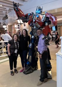 transformers optimus prime corporate event in Los vegas at the venetian resort