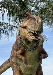 t rex dinosaur costume party hire california