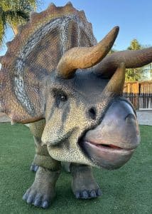 triceratops dinosaur costume party hire california